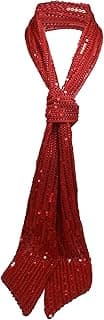Small scarf with fashionable sequins for decoration