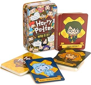 Harry Potter Who is It, 20 Questions Character Guessing Game, 72 Character Cards